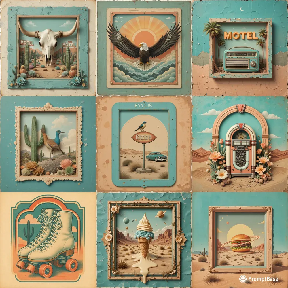 Vintage Surreal Collage Art