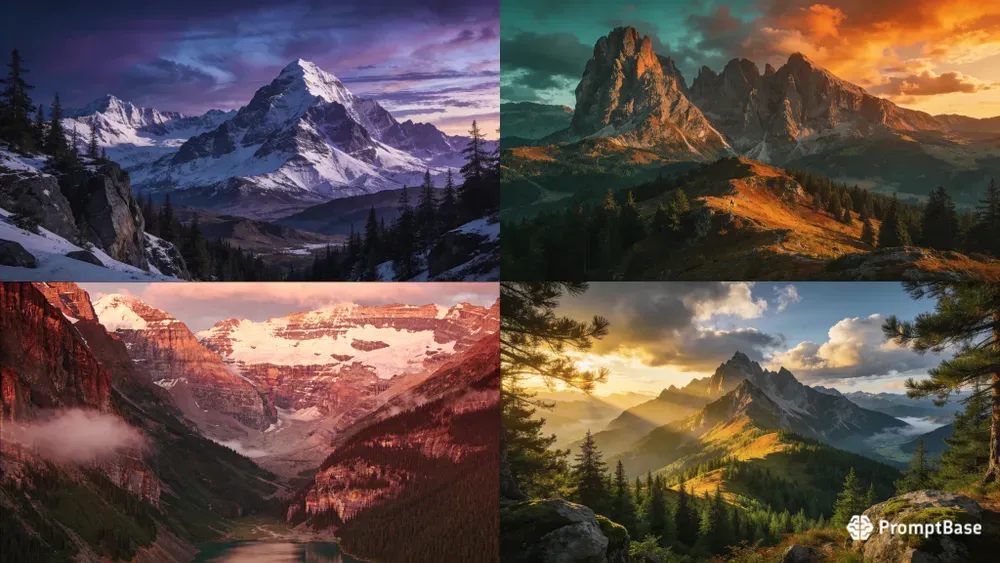 Cinematic Mountain Landscape Generator