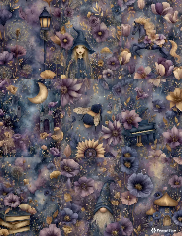 Evening Blooming Stories Junk Journals