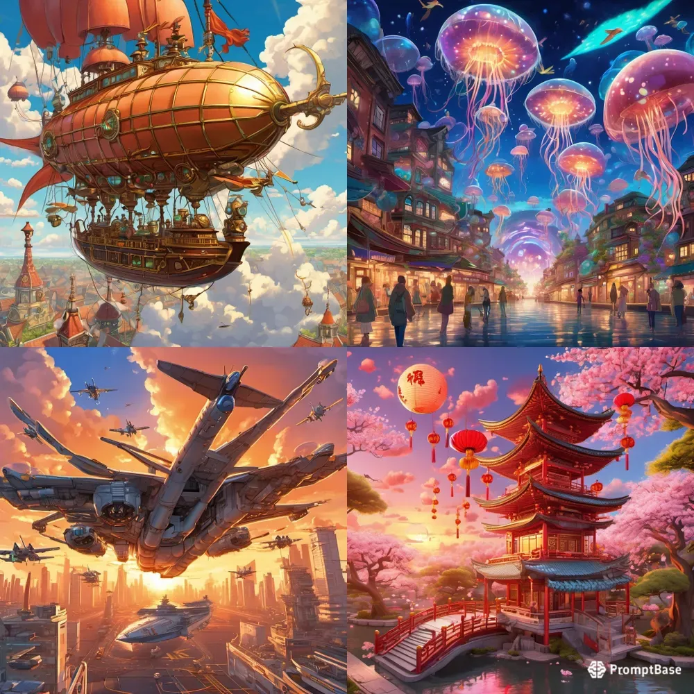 Floating Sky Cities Collections