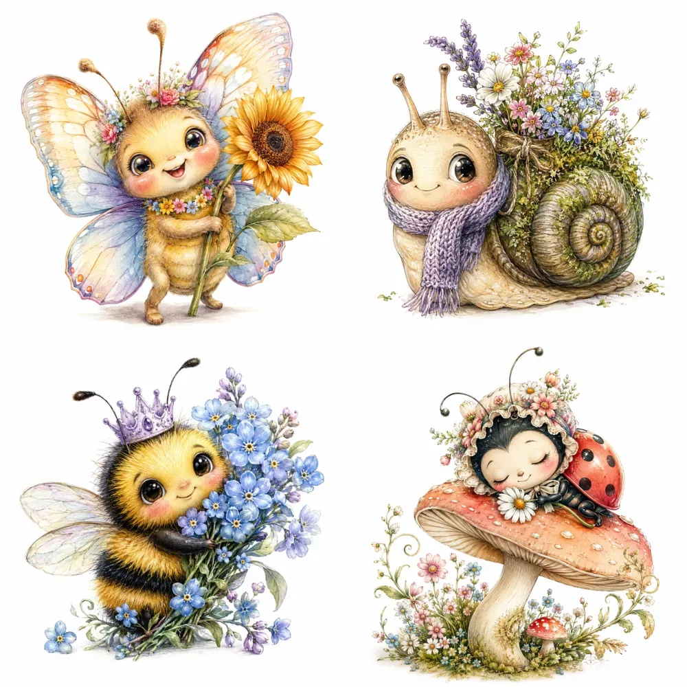 Whimsical Garden Bug Friends