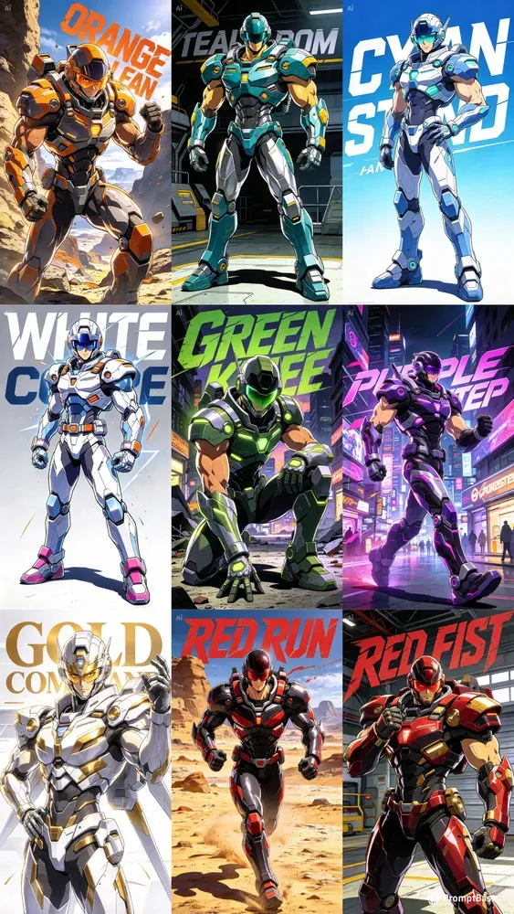90s Anime Mecha Pilots