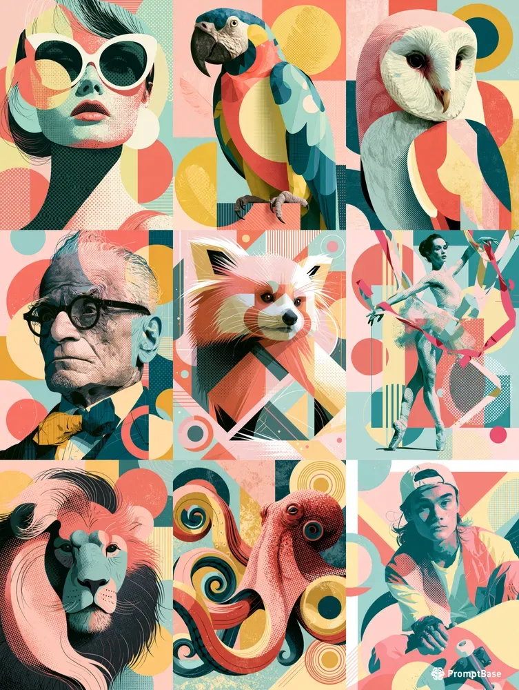 Pastel Pop Portraits