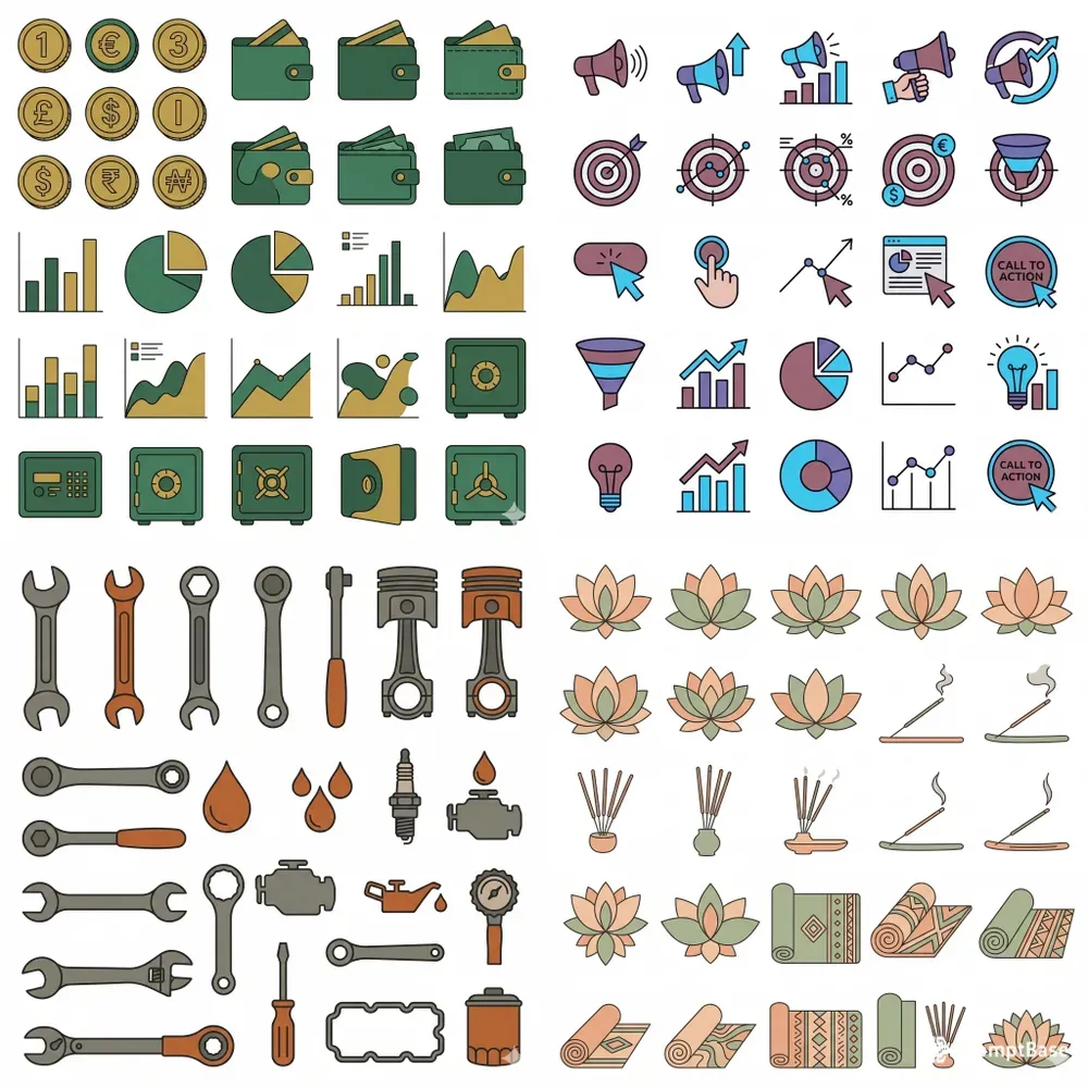Minimalist Boho Clipart Sets