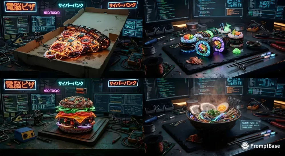 Cybergourmet 8K Digital Food Art