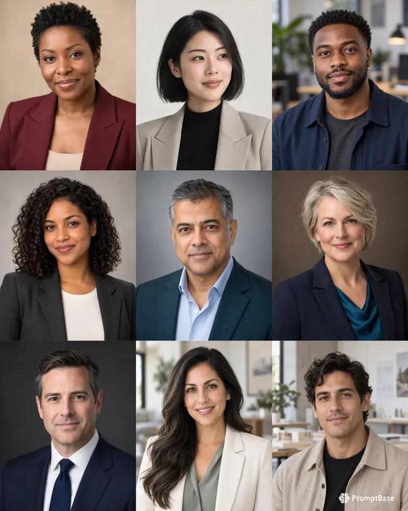 Professional Profile Headshot Generator