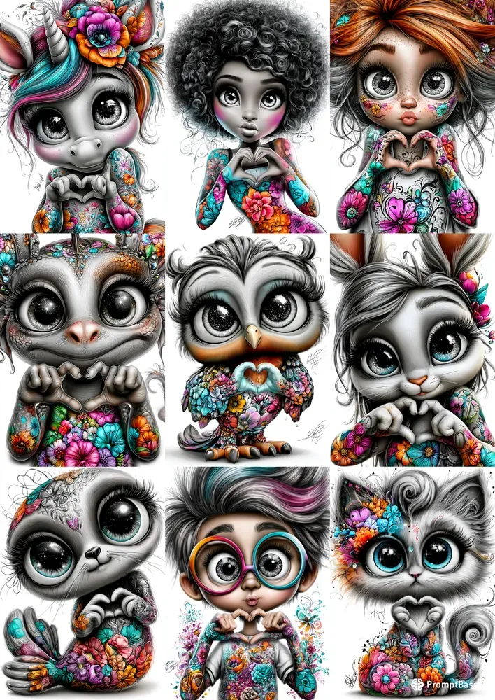 Cute Expressive Portraits