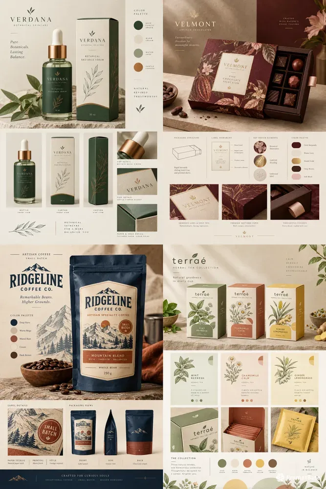 Product Packaging Concept Boards