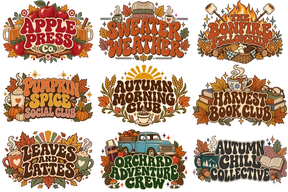 Retro Fall Graphics