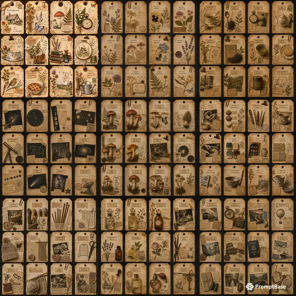 Vintage Theme Tags