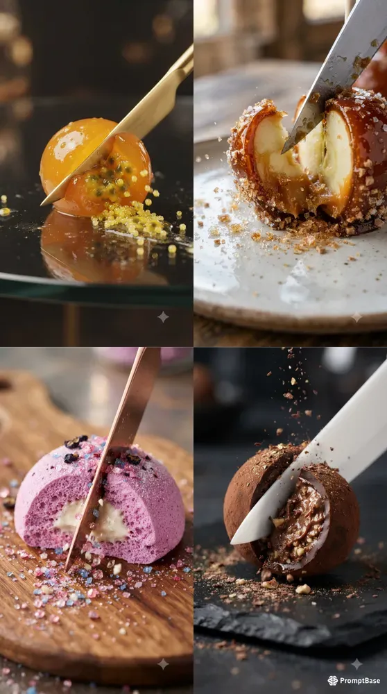 Macro ASMR Candy Dessert Animations