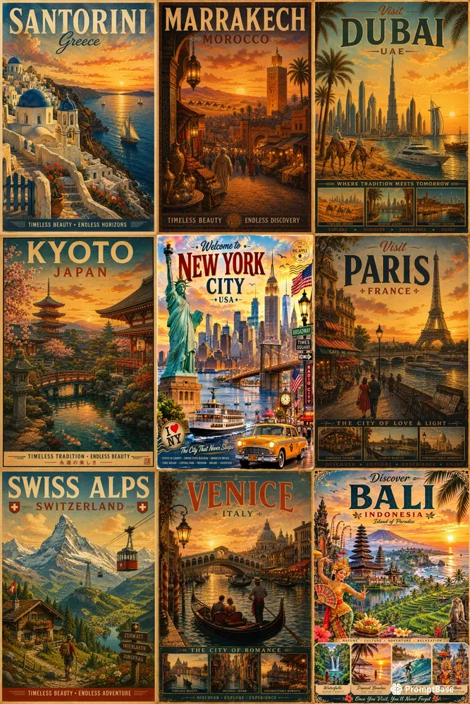 Vintage Travel Posters