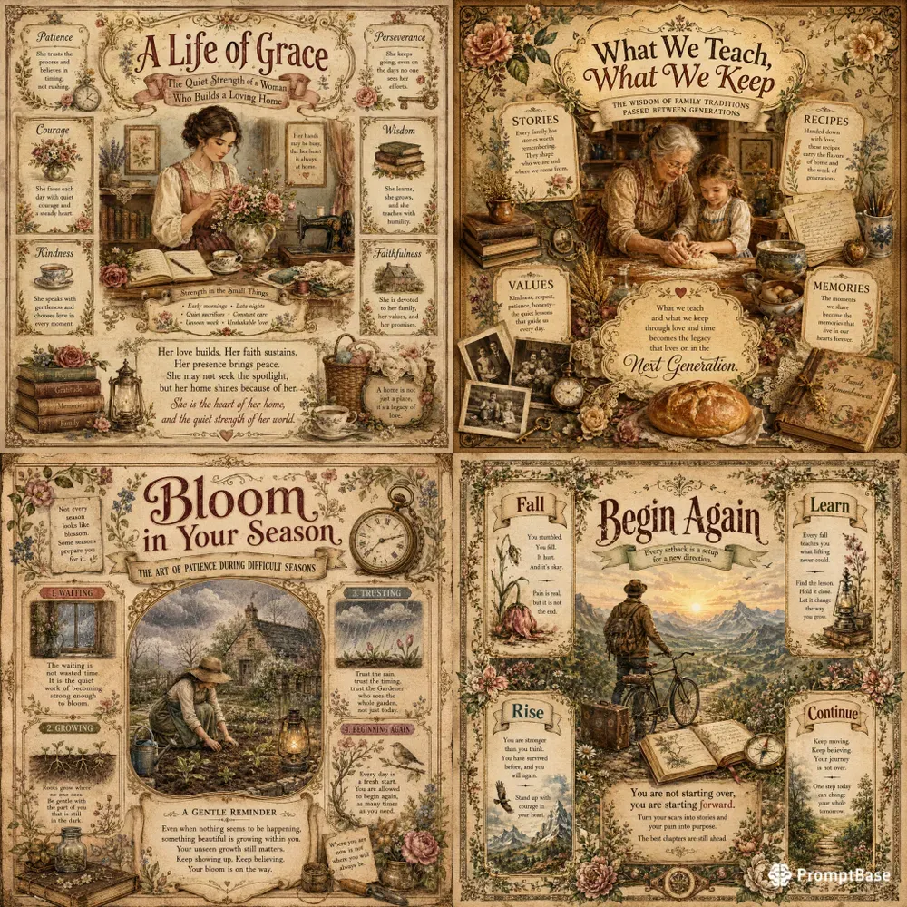 Vintage Wisdom Posters