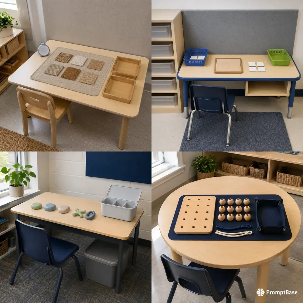 Sensory Learning Station Photos