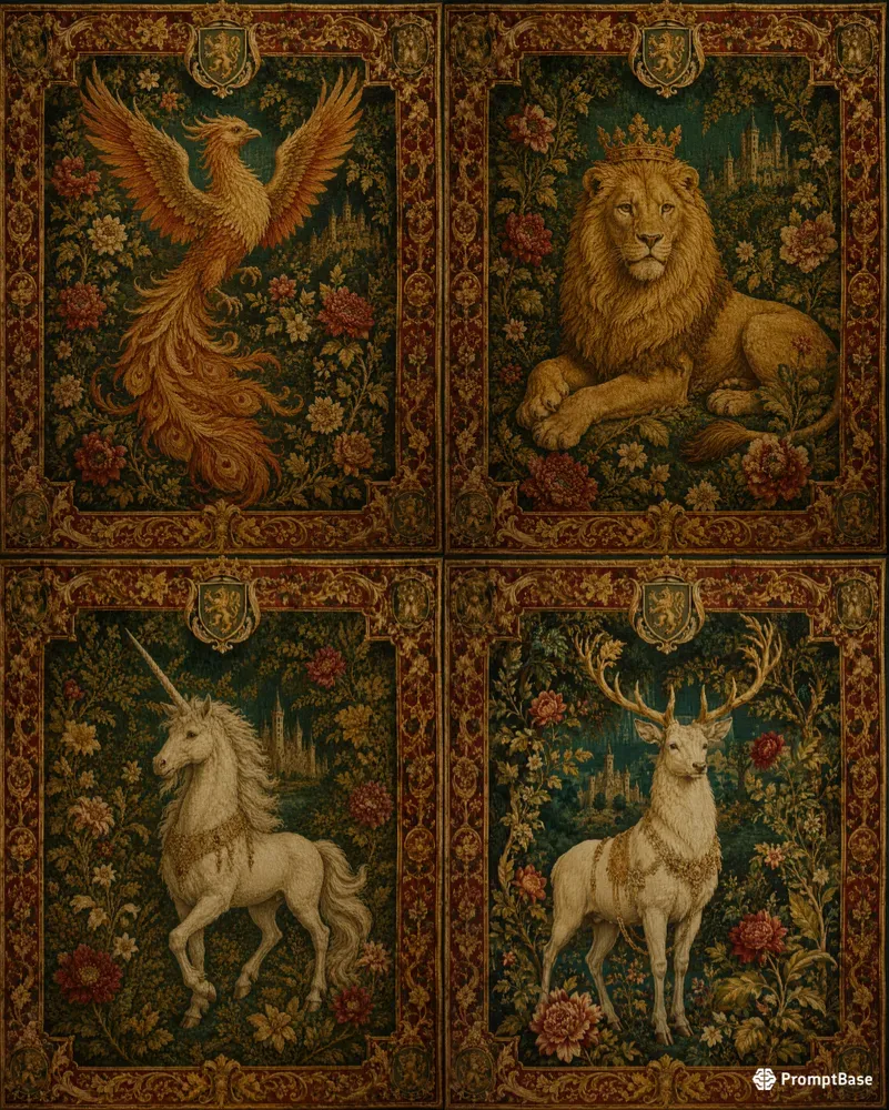 Luxury Floral Tapestries