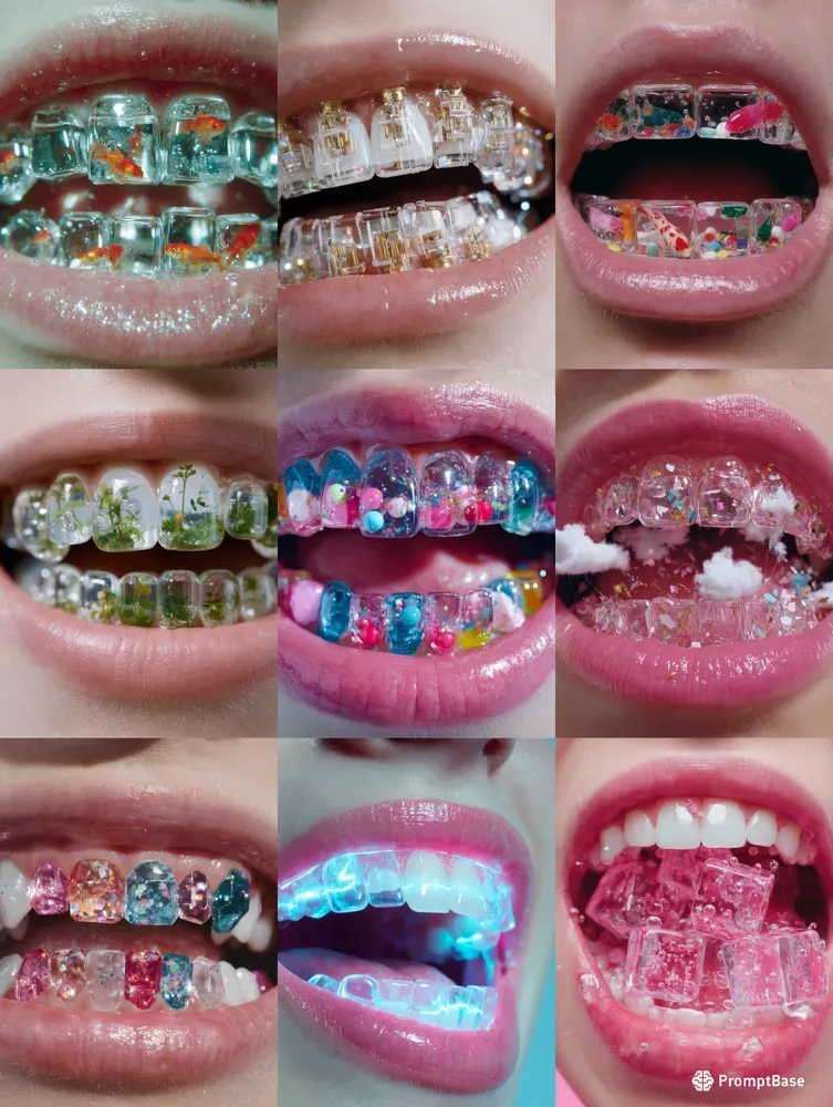 Aquarium Teeth Surreal Mouths