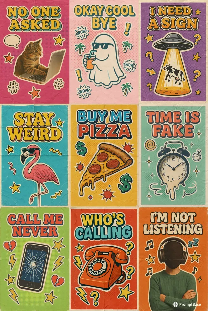 Retro Collage Poster Generators