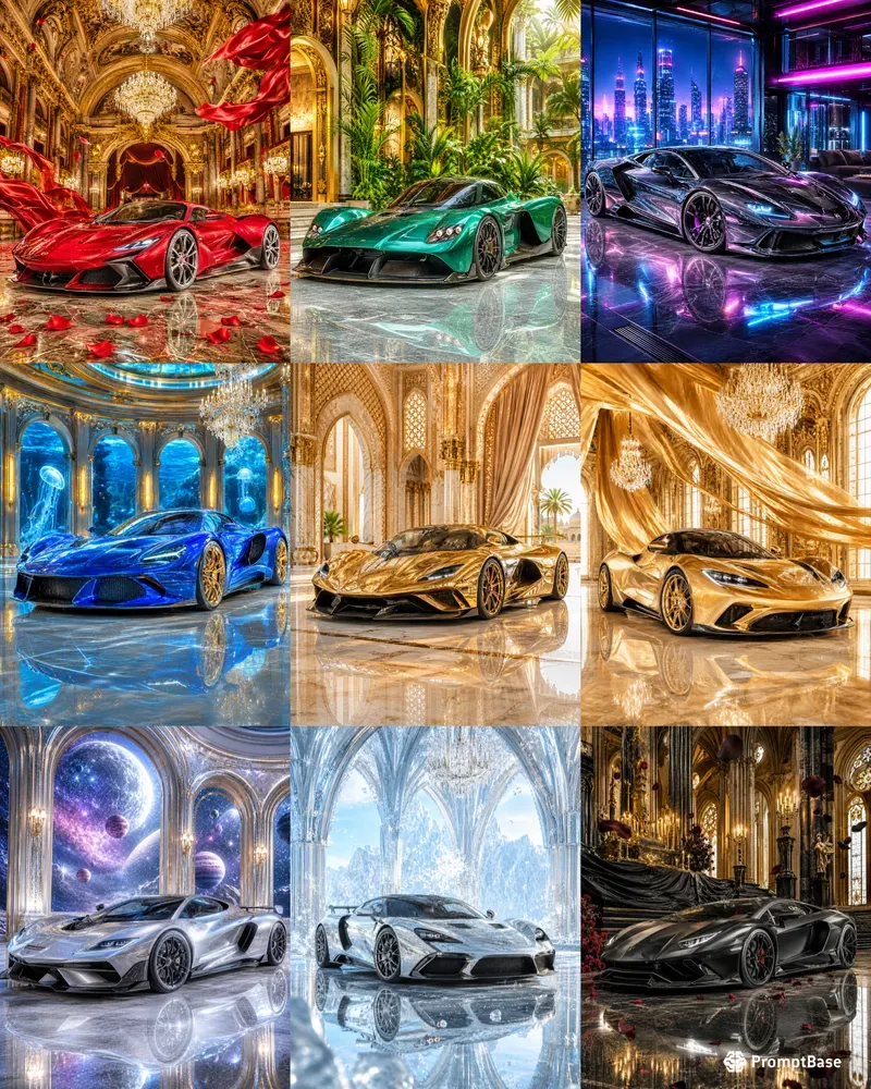 Luxury Hypercar Advertisement Generator