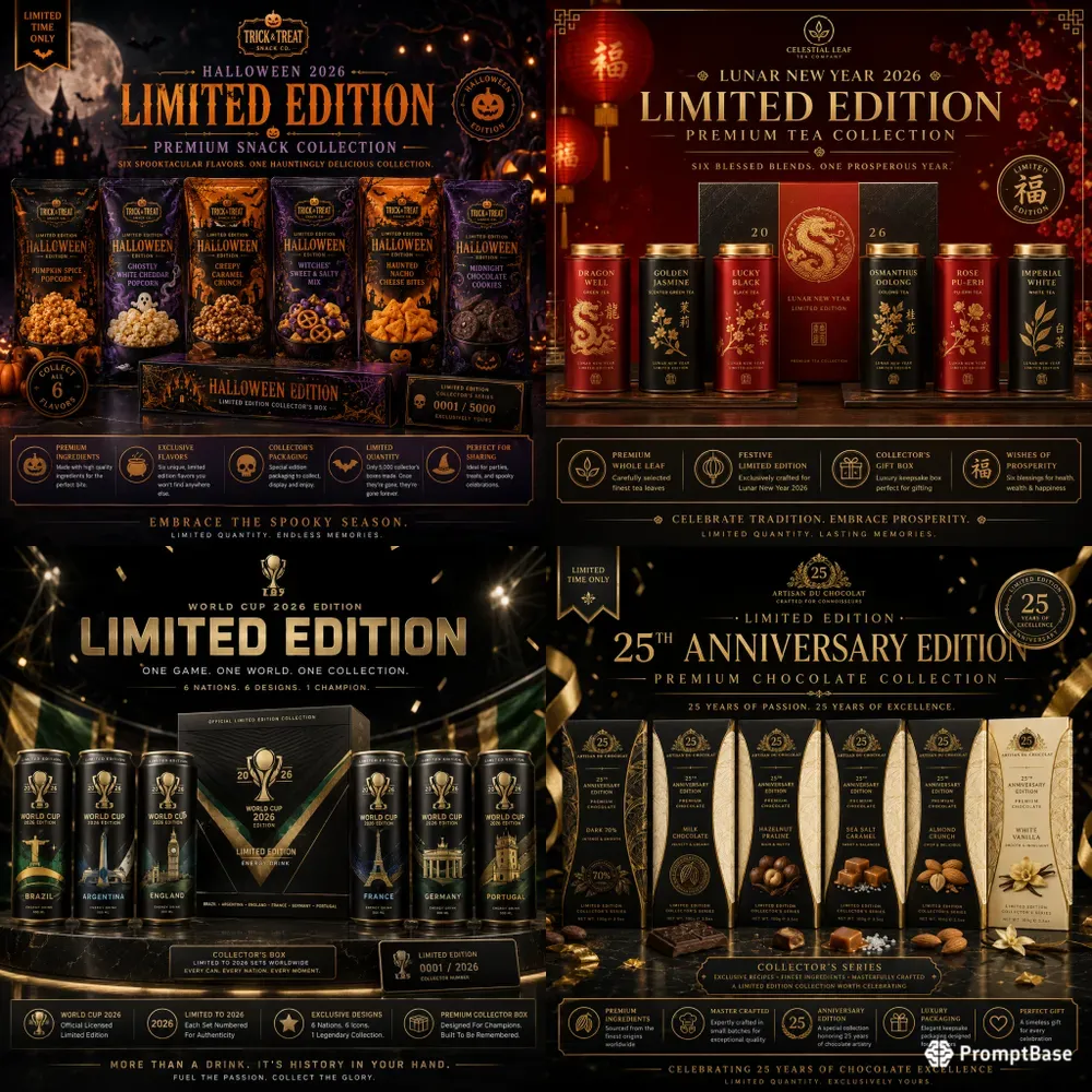 Limited Edition Collection Ads