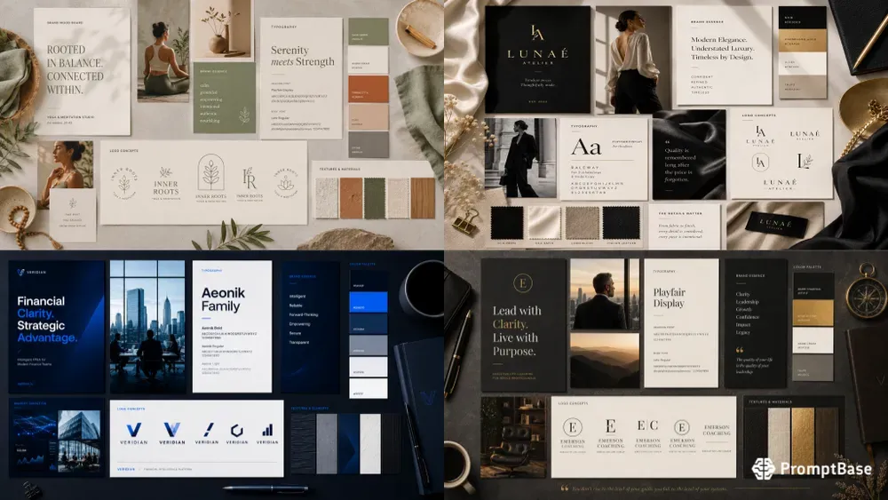 Brand Identity Mood Boards