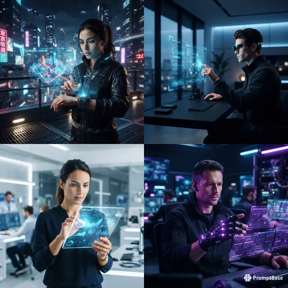 Futuristic Tech In Action
