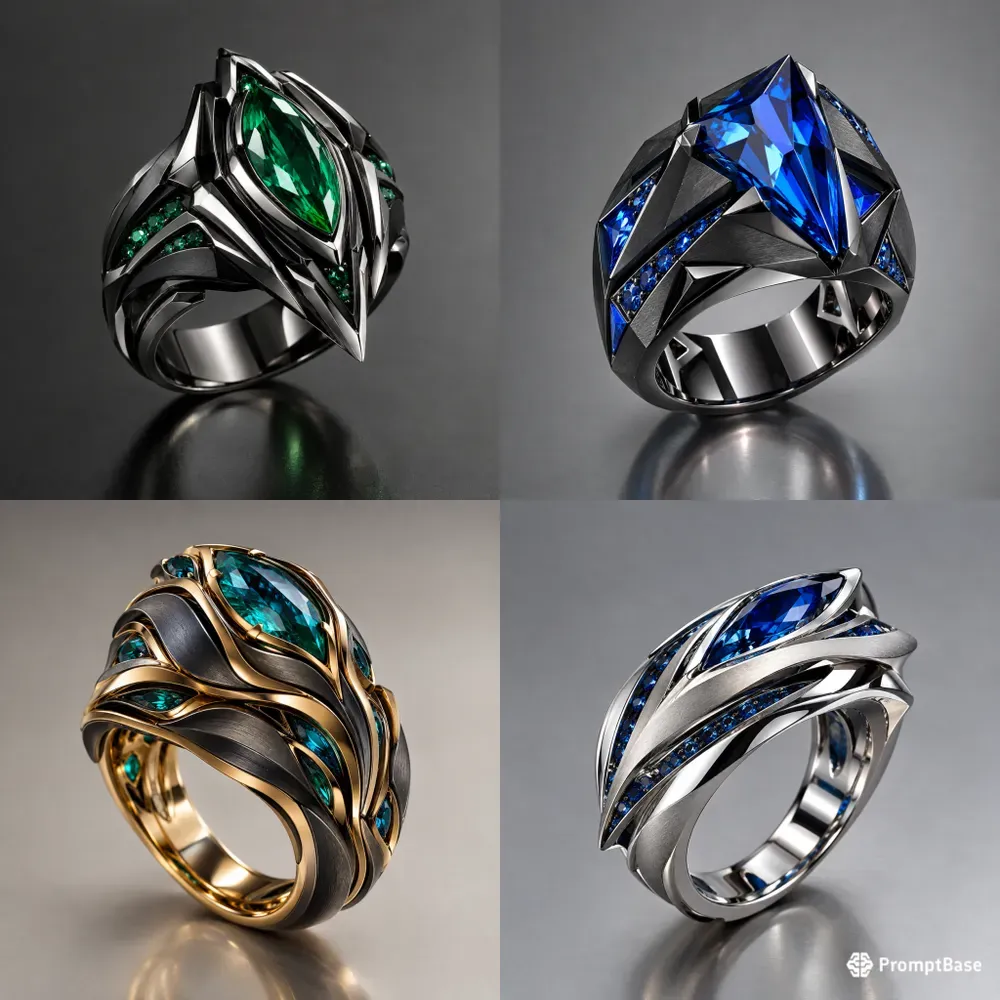 Futuristic Luxury Ring Designs