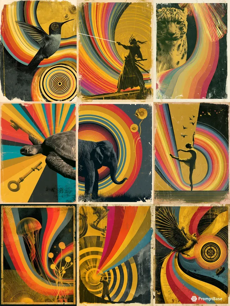 Retro Rainbow Reveries