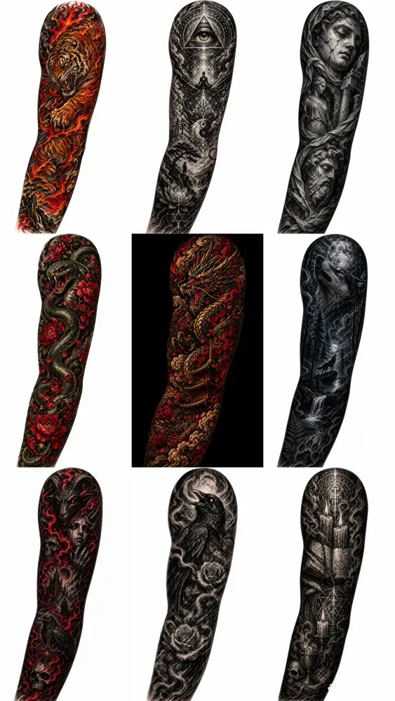 Full Sleeve Tattoo Designs