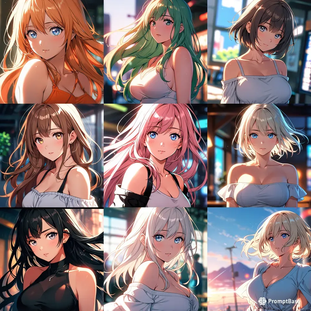 Elegant Anime Girls