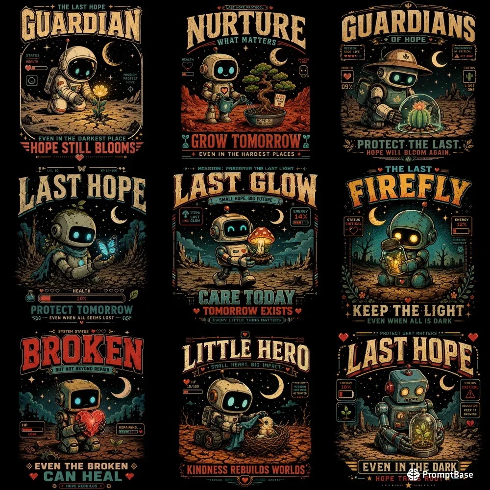Hopebot Vintage Tee Kits