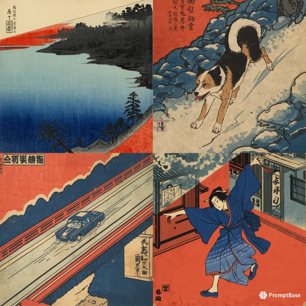 Ukiyoe Woodblock Prints