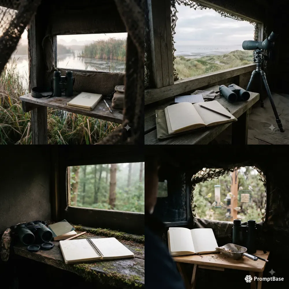 Birding Blind Field Notes Photo Systems