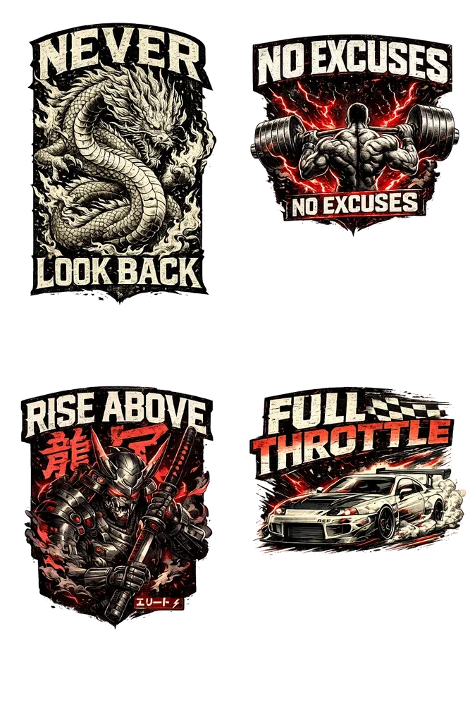 Streetwear Tshirt Back Print Generator
