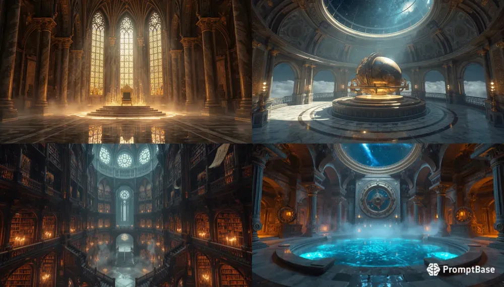Sacred Fantasy Interiors