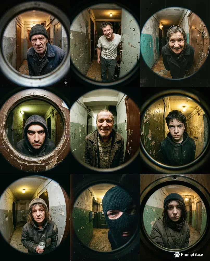 Look Through The Peepholes