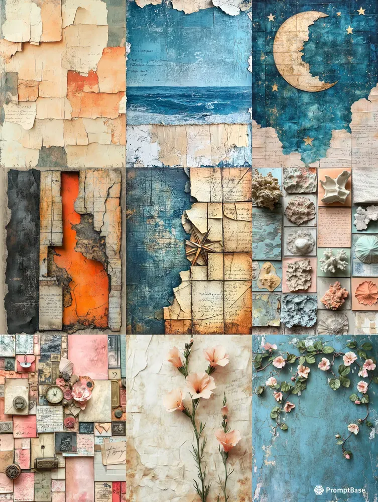 Vintage Junk Journal Pages