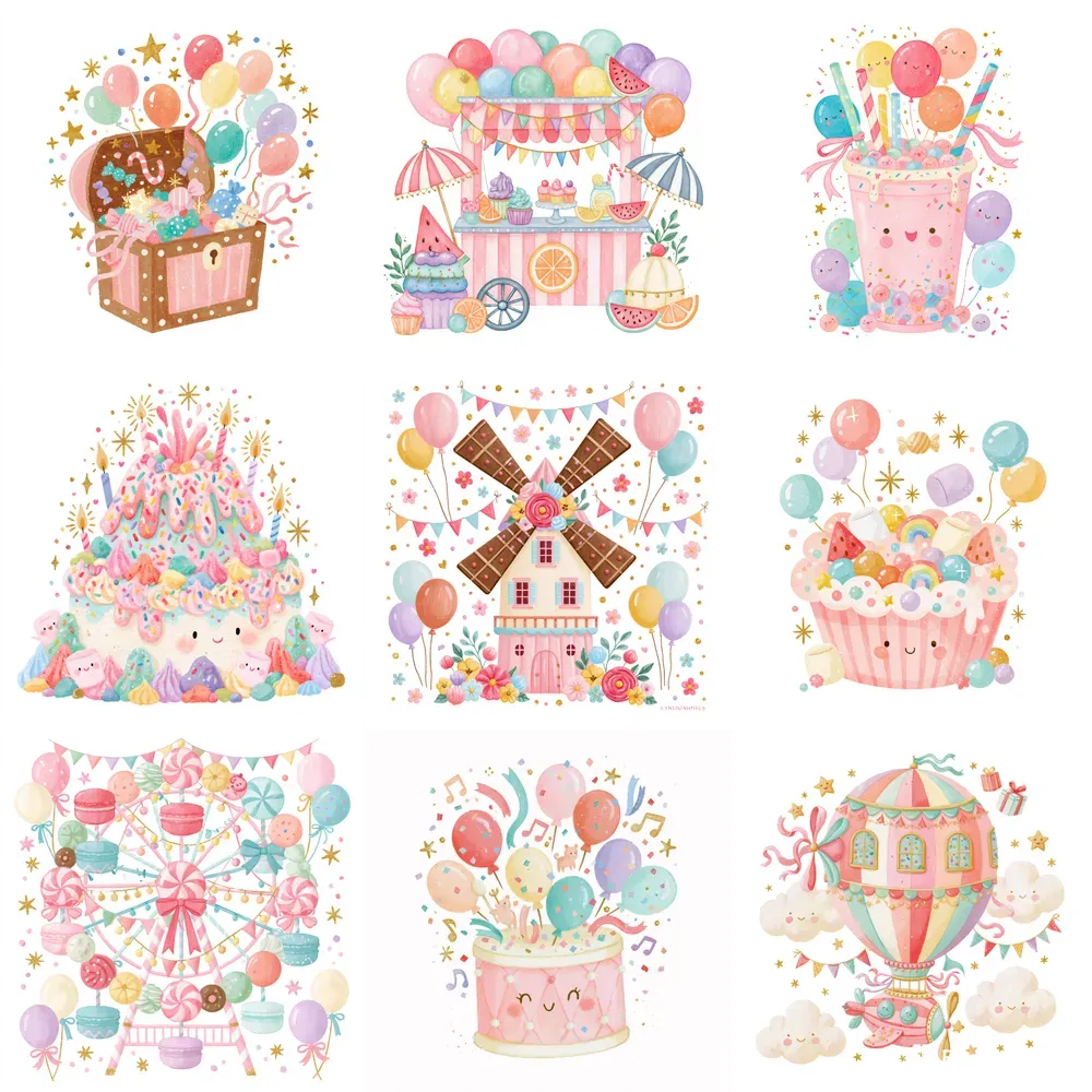 Sweet Birthday Party Cliparts