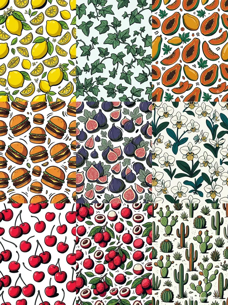 Bold Graphic Urban Seamless Patterns