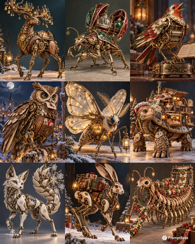 Christmas Mechanical Bestiaries