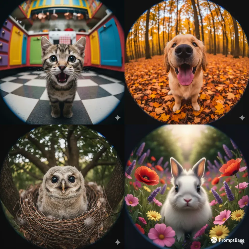 Viral Fisheye Animal Selfie Generators