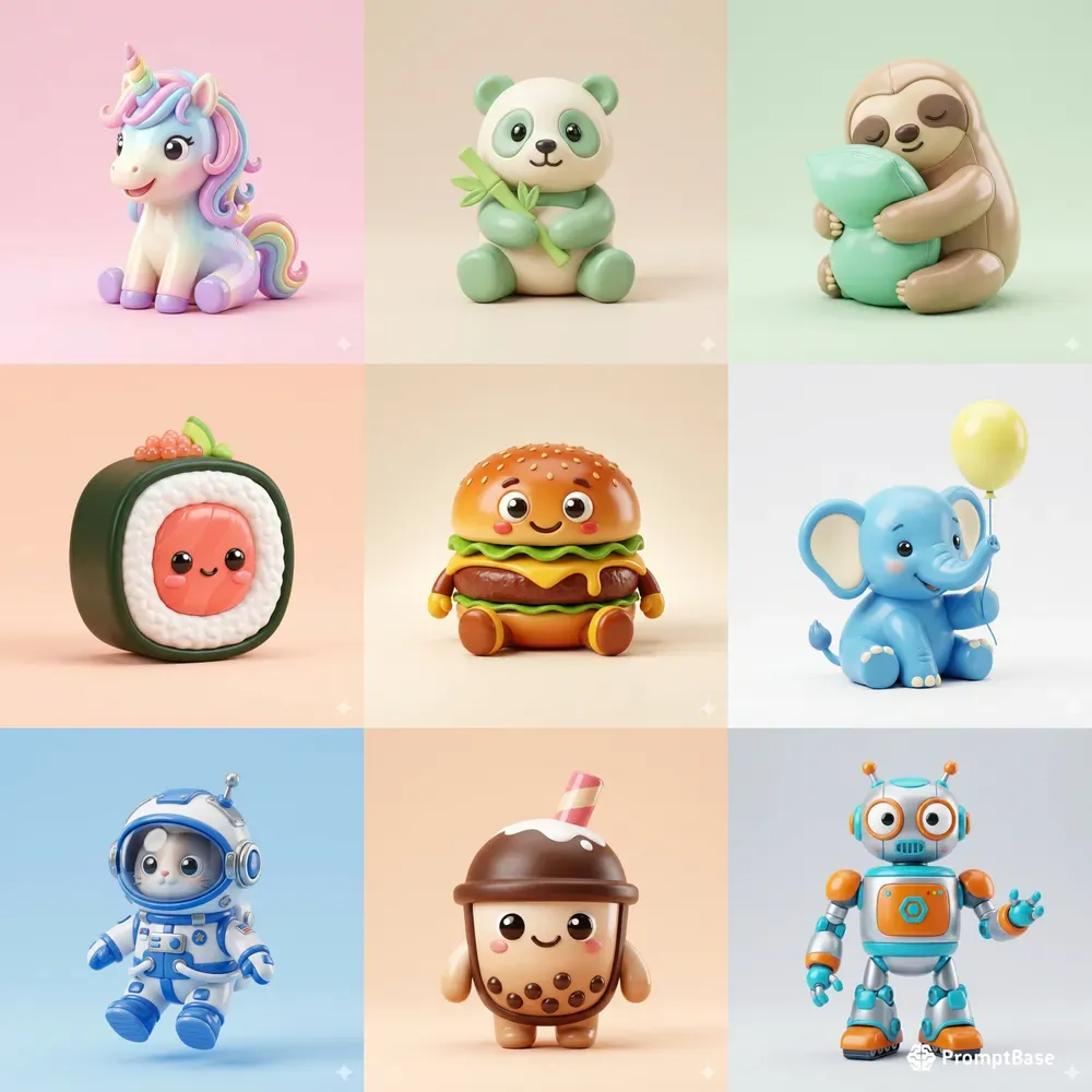 Cute 3D Toy Character Creators