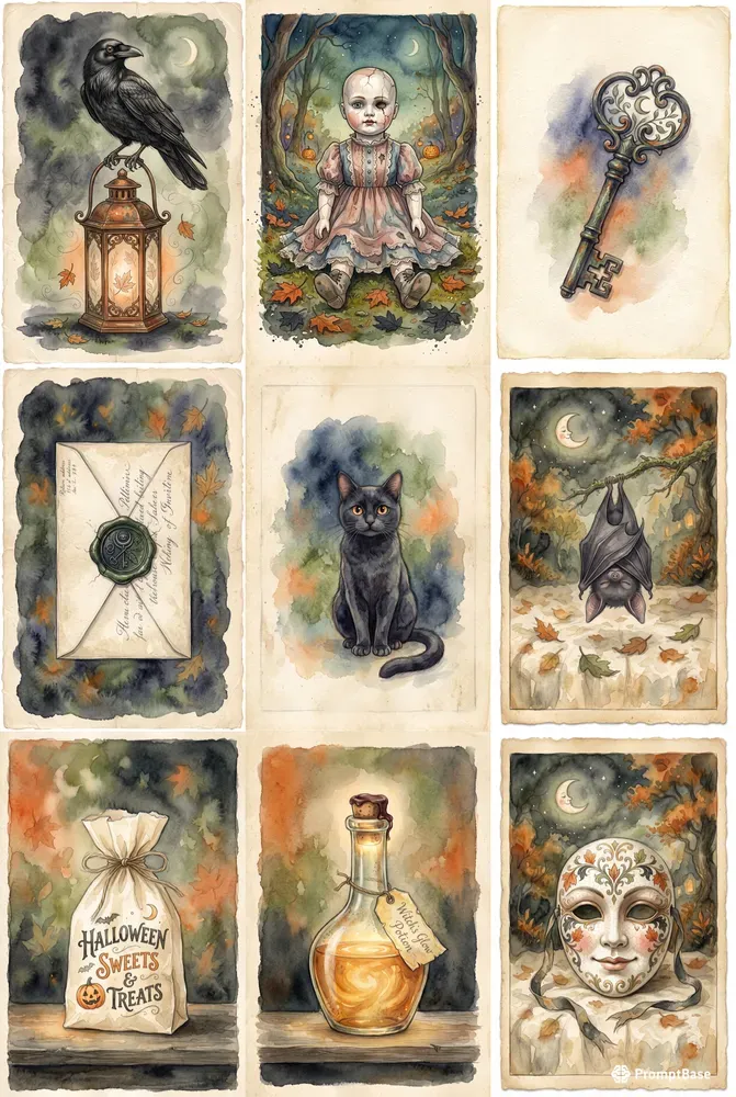Vintage Halloween Storybooks