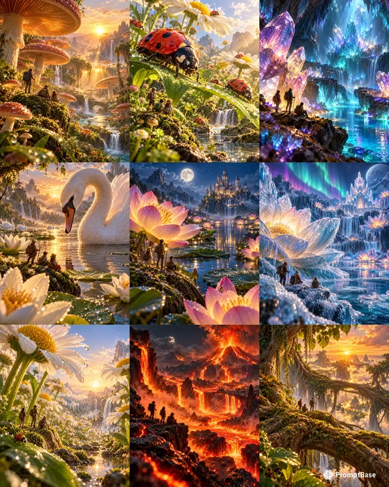 Tiny Explorers In Giant Worlds