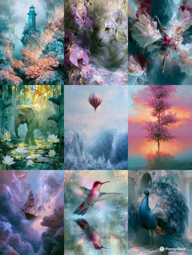 Luminous Prism Dreamscapes