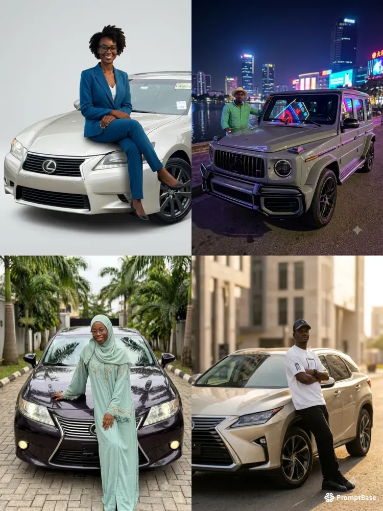 Car Person Image Photoshoots