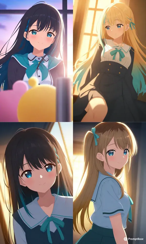 Cinematic Soft Anime Style Overlays