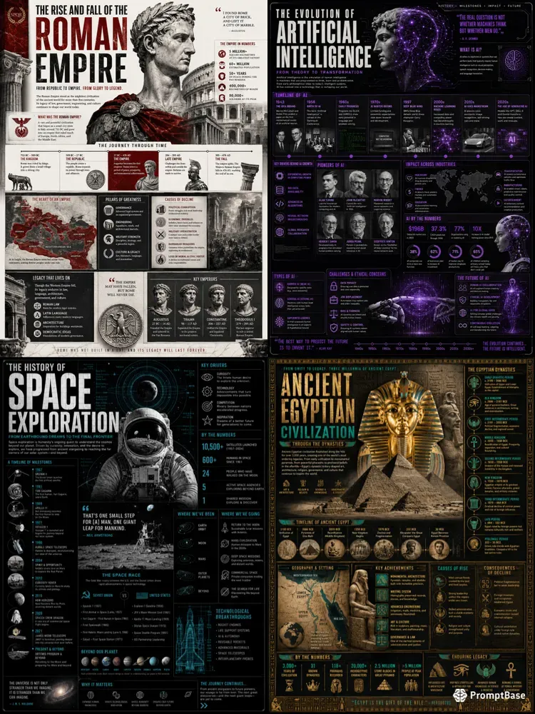 Epic Historical Infographic Generator