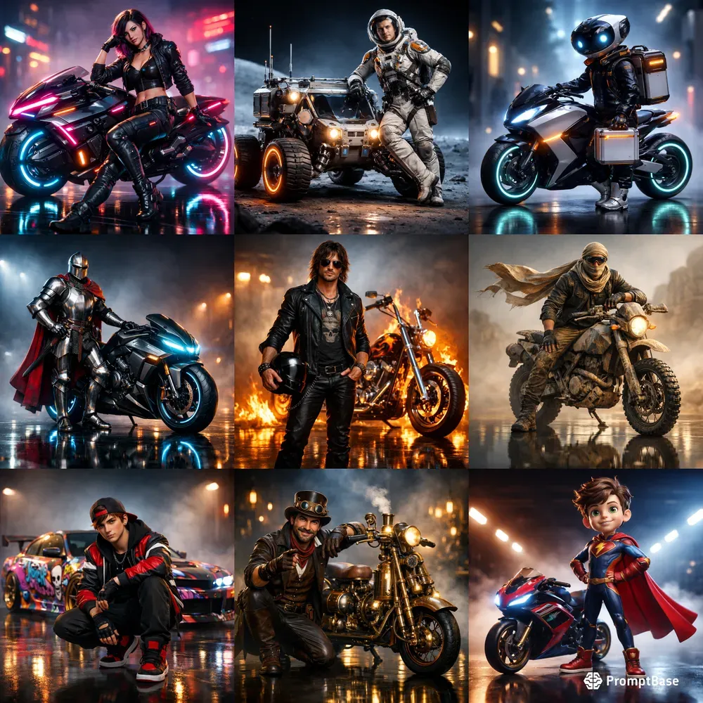 Cinematic Character Ride Scenes