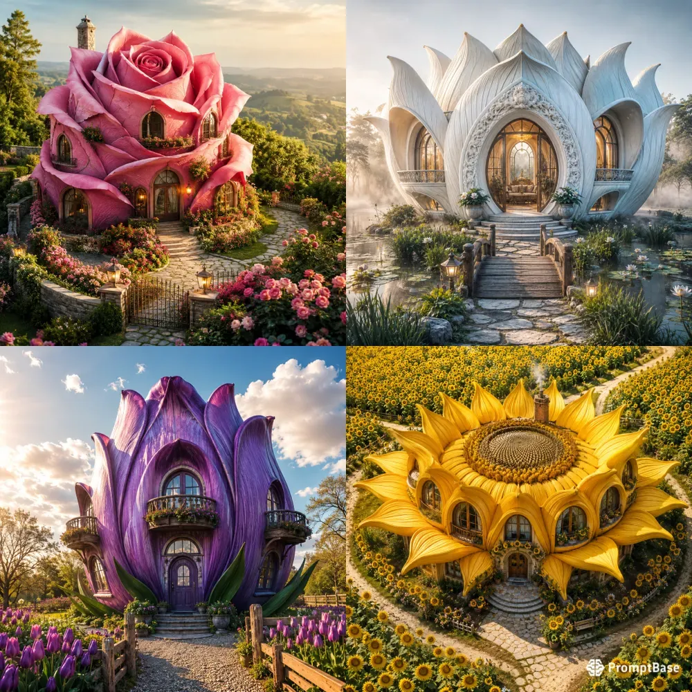 The Houses That Bloomed