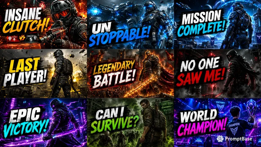 Gaming Thumbnail Creators
